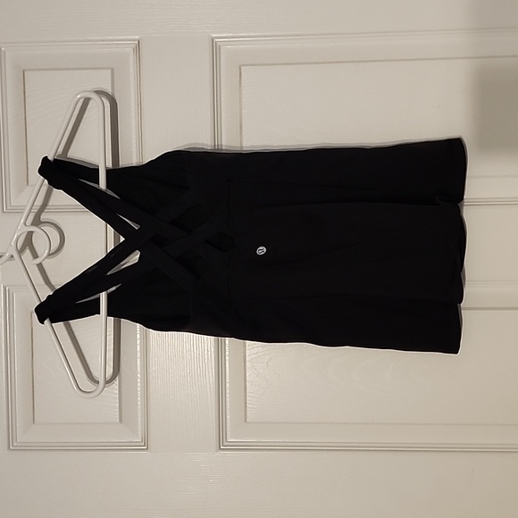 Lululemon Yoga Top Black Size 6 - Picture 2 of 3
